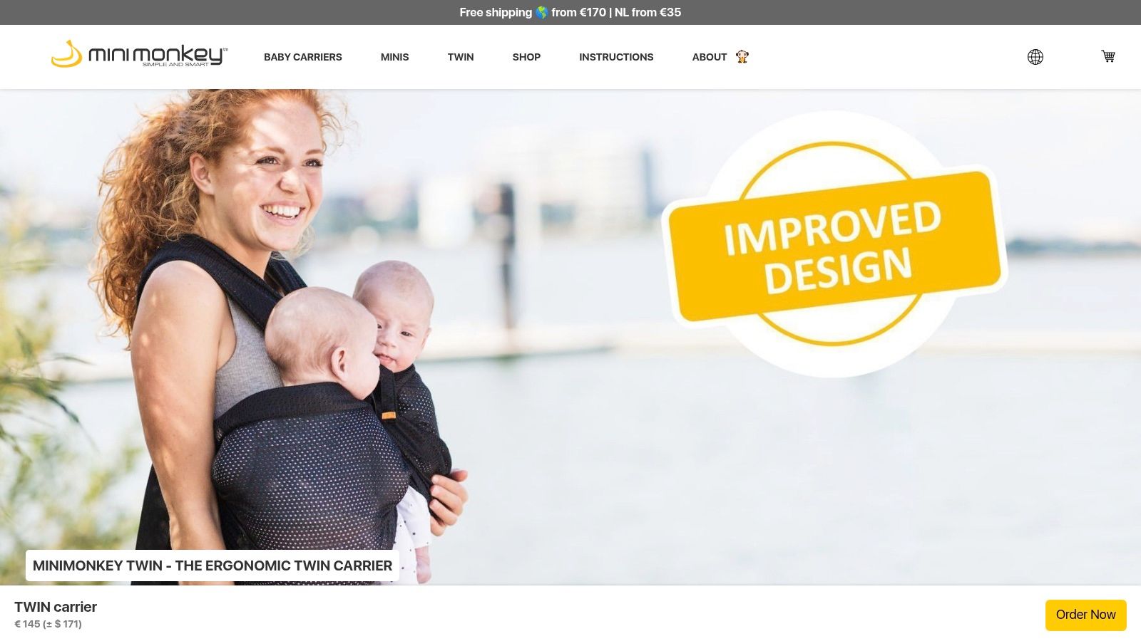 Minimonkey TWIN Carrier