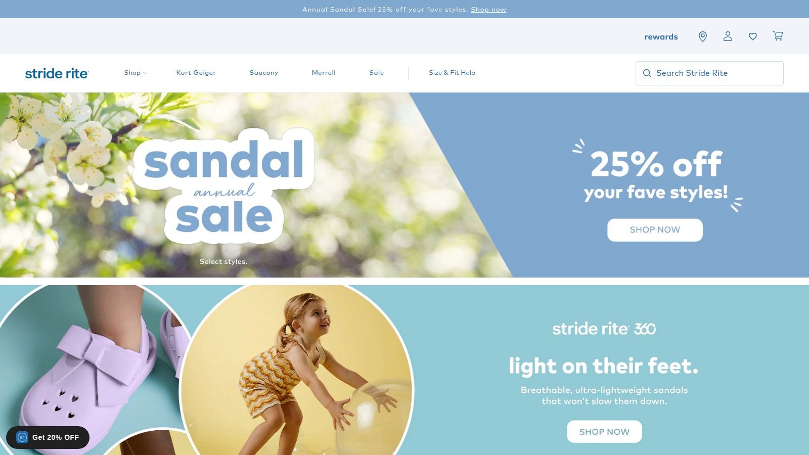 Stride Rite (Soft Motion + SRtech boots)