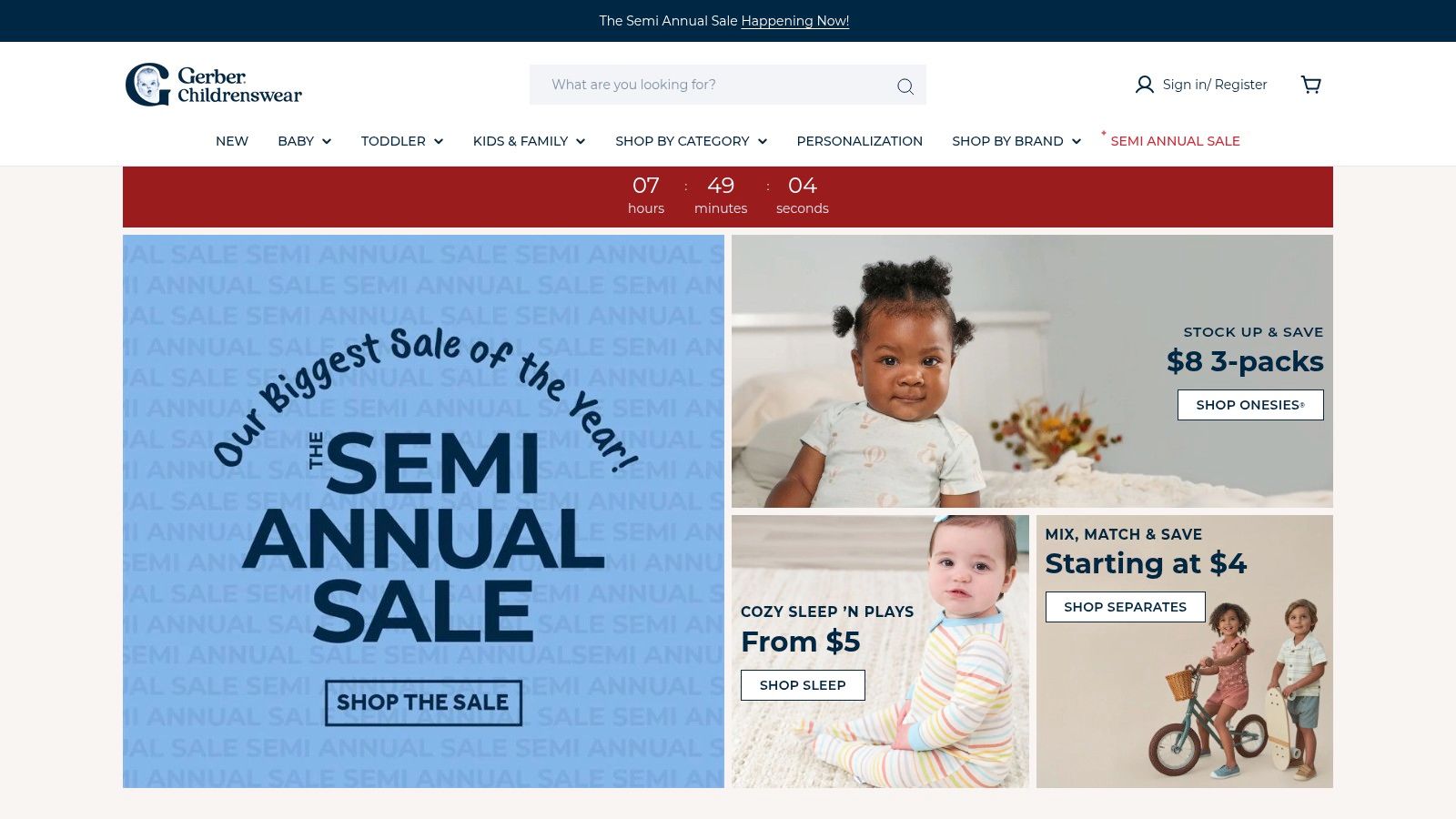 Gerber Childrenswear — 5‑Pack Cotton Caps (Budget Multi‑Pack)